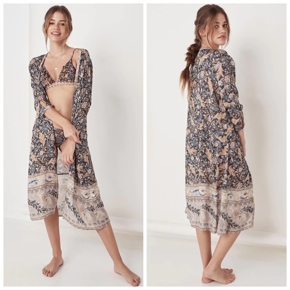 EUC Spell & the Gypsy Collective Nightshade Oasis Duster - Picture 1 of 17